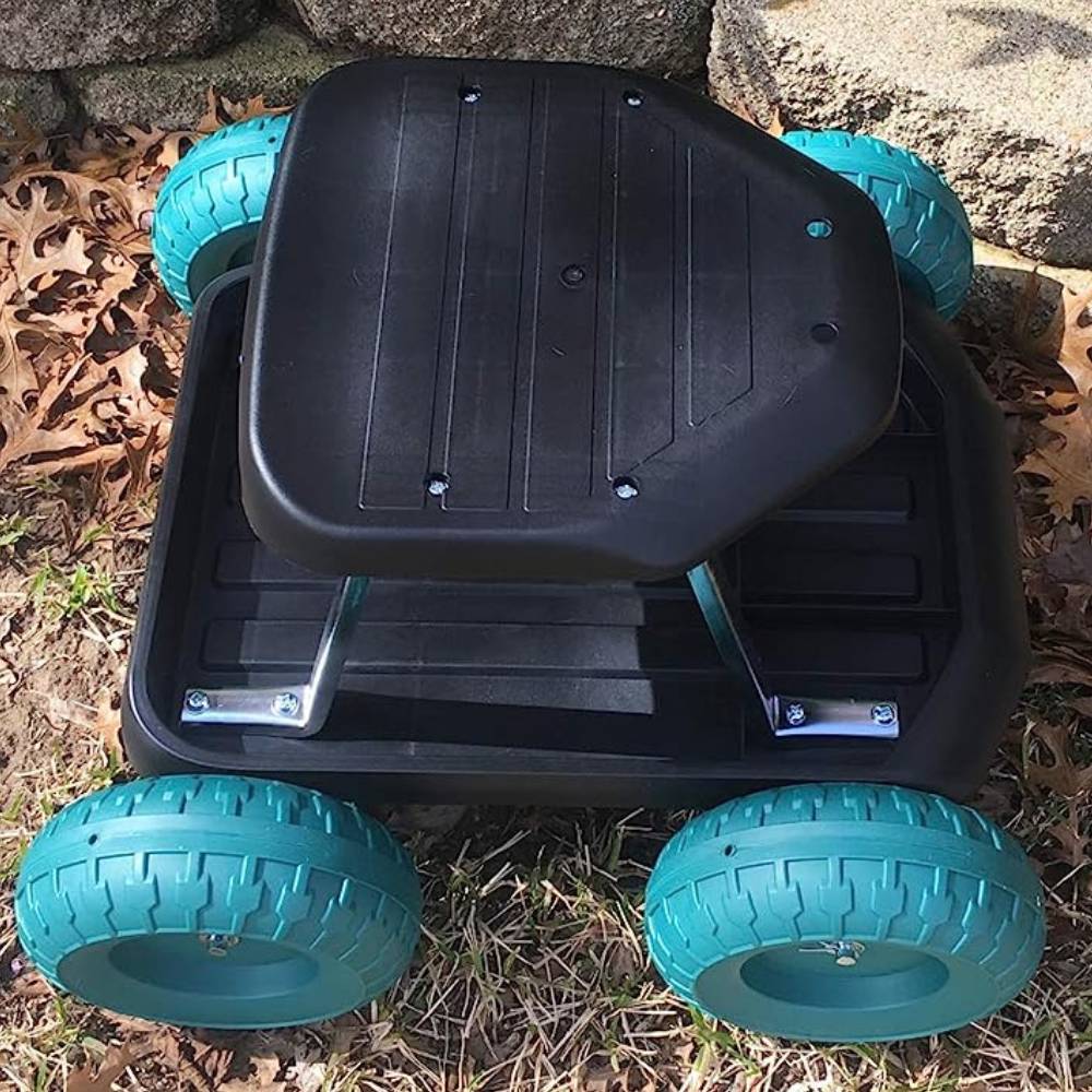 Garden Work Stool With Wheels: image 5