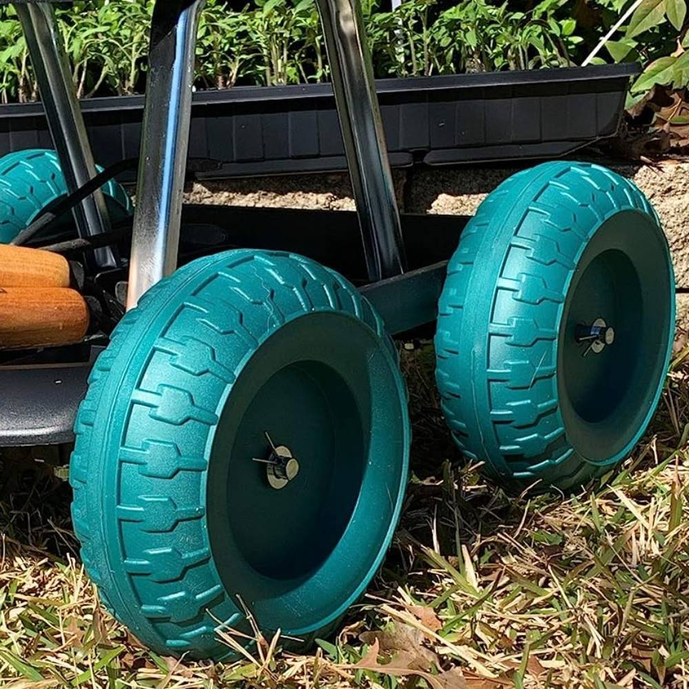 Garden Work Stool With Wheels: image 7