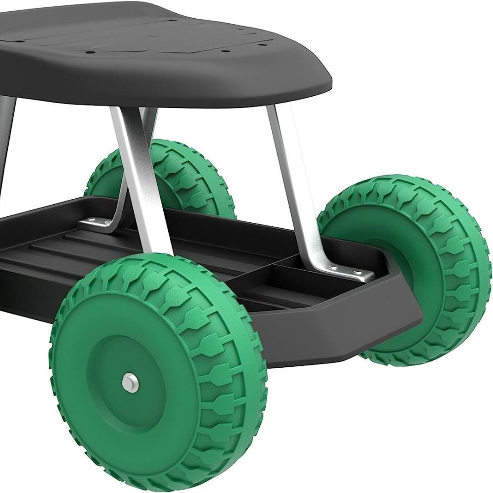 Garden Work Stool With Wheels: image 8